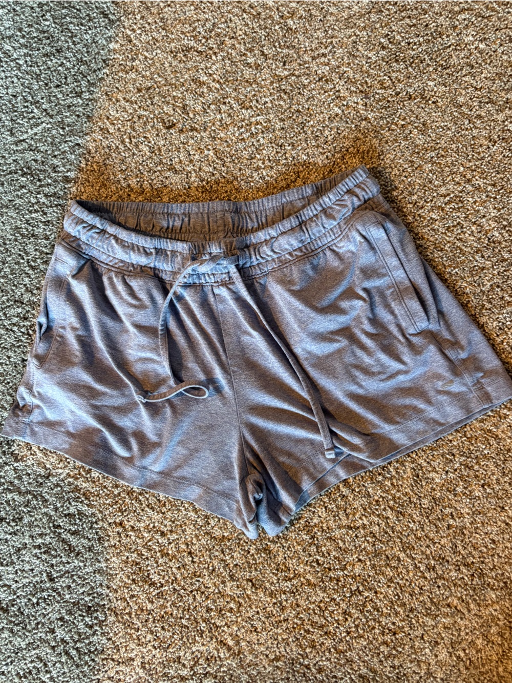 Women's Light Blue Drawstring Pajama Shorts